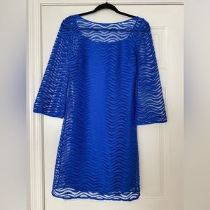Blue Lace Lilly Pulitzer Dress, Size S